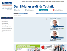 Tablet Screenshot of hochschule-technik.de